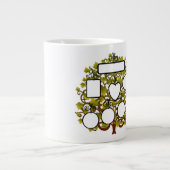 家族の名前/写真の追加 – Jumbo Mag ジャンボコーヒーマグカップ (正面)