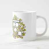 家族の名前/写真の追加 – Jumbo Mag ジャンボコーヒーマグカップ (右)