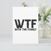 家族の夏休みマッおもしろいチングでWTF サンキューカード (スタンド正面)