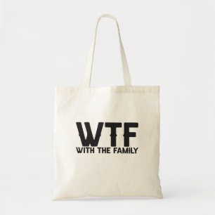 家族の夏休みマッおもしろいチングでWTF トートバッグ
