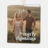家族の大切な思い出が詰まったレトロなクリスマスオーナメント セラミックオーナメント (左)