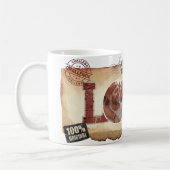 家族の子供たち写真野球大好きマグカップ コーヒーマグカップ (左)