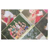 家族の子供のペット結婚の5つのフォトコラージュを作成 ファブリック (ファットクウォーター)