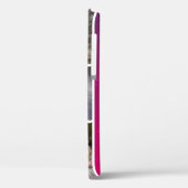 家族の子供フォトコラージュテンプレートピンクグラデーションかわいい Case-Mate iPhoneケース (裏面 / 左)