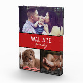 「家族の宝物:カスタマイズ可能なフォトブロック フォトブロック (右)