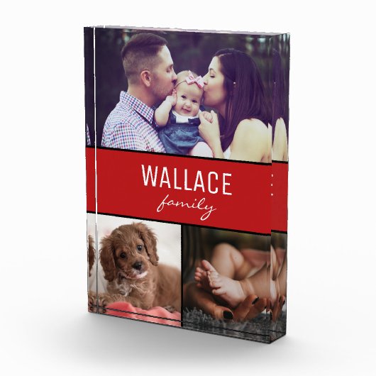 「家族の宝物：カスタマイズ可能なフォトブロック フォトブロック (右)