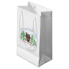 家族の家にやってくるクリスマス スモールペーパーバッグ
