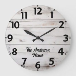 家族の家 ラージ壁時計