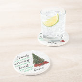 家族の小さな熱狂する愛のクリスマス コースター (側面)