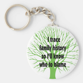 家族の履歴を追跡する キーホルダー