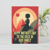 家族の岩に満ちた母の日 シーズンカード (スタンド正面)