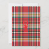 家族の年間の夏のシーフード沸騰パーティー 招待状 (裏面)