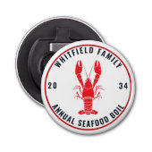 家族の年間水産物の沸騰ロブスター記念 栓抜き (正面)