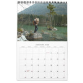 家族の幸せかわいパーソナライズされた カレンダー (1月 2026)