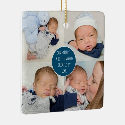 家族の引用文5写真名 セラミックオーナメント (右)