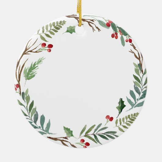 家族の形見の贈り物を愛する心の中で セラミックオーナメント (裏面)