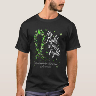 家族の彼の戦いは私の戦い非ホジキンリンパ腫 Tシャツ