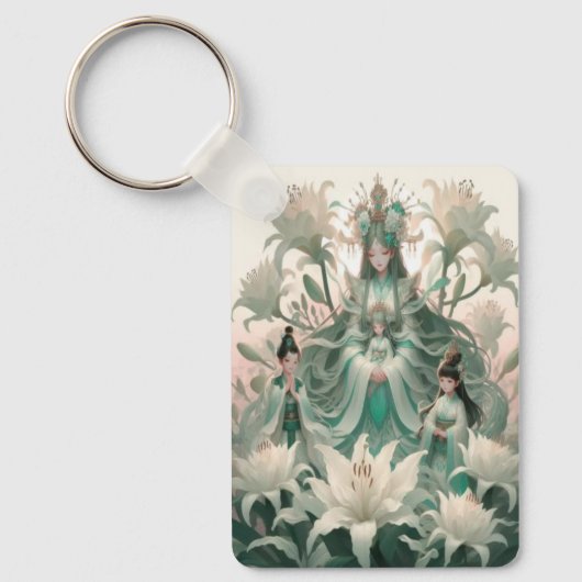 家族の思いやりのキーチェーン キーホルダー (正面)