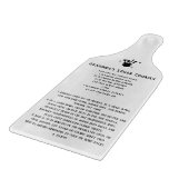 家族の思い出のレシピ カッティングボード (角)