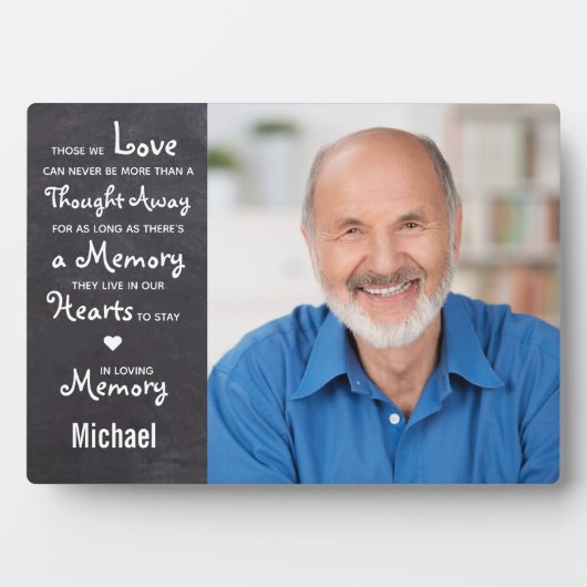 家族の思い出の記念記念 フォトプラーク (正面)