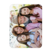 家族の思い出を飾るオリジナルの写真マグネット マグネット (縦)