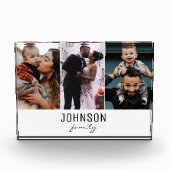 家族の思い出カスタムの写真の名前 フォトブロック (正面)