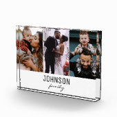 家族の思い出カスタムの写真の名前 フォトブロック (右)