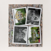 家族の思い出カスタム4 x Rockの写真 ジグソーパズル (縦)