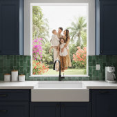 家族の思い出パーソナライズされた：フォトウィンドウ ウィンドウサイン