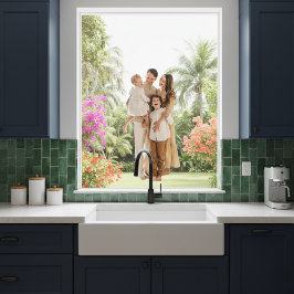 家族の思い出パーソナライズされた:フォトウィンドウ ウィンドウサイン