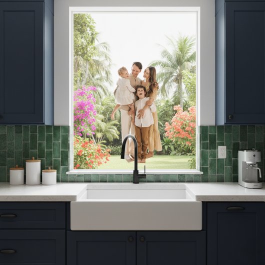 家族の思い出パーソナライズされた：フォトウィンドウ ウィンドウサイン