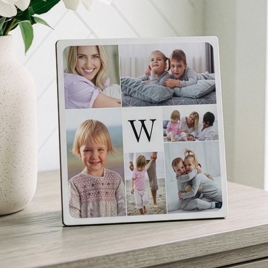 家族の思い出フォトコラージュ&モノグラム フォトプラーク