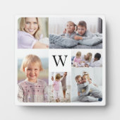 家族の思い出フォトコラージュ&モノグラム フォトプラーク (正面)