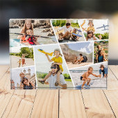 家族の思い出モダンシンプルの9画像コラージュ フォトブロック