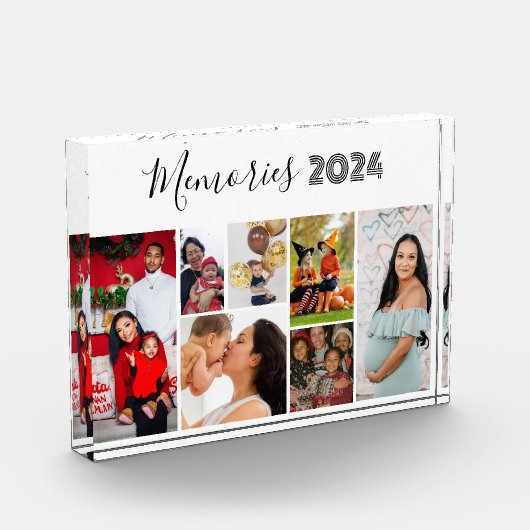 家族の思い出5フォトコラージュ写真ブロック フォトブロック (左)