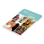 家族の思い出5写真コラージュ マグネット (左側)