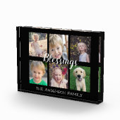 家族の恵み| 6つの写真のコラージュの写真のブロック フォトブロック (右)