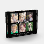 家族の恵み| 6つの写真のコラージュの写真のブロック フォトブロック (左)