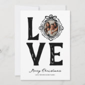 家族の愛ドードルフォトクリスマス シーズンカード (正面)