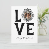 家族の愛ドードルフォトクリスマス シーズンカード (スタンド正面)