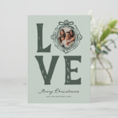 家族の愛ドードルフォトクリスマス シーズンカード (スタンド正面)