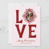 家族の愛ドードルフォトクリスマス シーズンカード (正面)