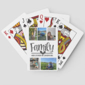 家族の愛モダン記憶の写真 トランプ (裏面)