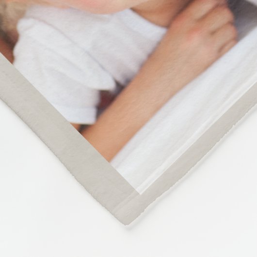 家族の愛10フォトコラージュタウペ フリースブランケット (角)