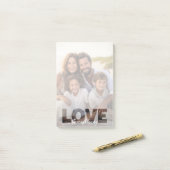 家族の愛 – フォトアート – タイプオーバーレイ ポストイット (デスク上)