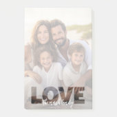 家族の愛 – フォトアート – タイプオーバーレイ ポストイット (正面)