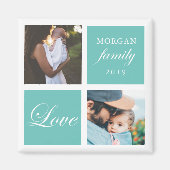 家族の愛 |フォトパーソナライズされたマグネット マグネット (正面)