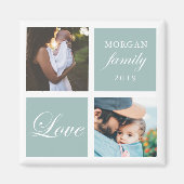 家族の愛 |フォトパーソナライズされたマグネット マグネット (正面)
