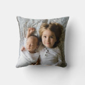 家族の愛 |写真パーソナライズされた装飾用クッション クッション (裏面)