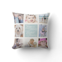 家族の愛 | 8正方形フォトカスタムの色